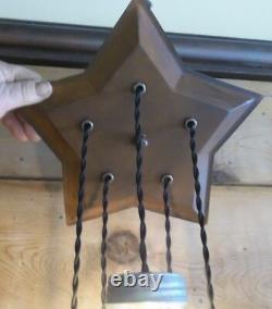 JAR CHANDELIER 5 Mason Jar Light Fixture METAL RUSTIC STAR TEXAS STAR U Choose