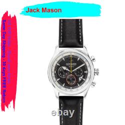 Jack Mason Black Nautical Microsecond Stainless Steel JM-N 112-001