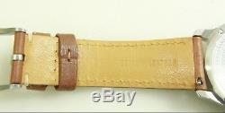 Jack Mason Chronograph Nautical Watch Men's with Tan Leather Strap JM-N102-018