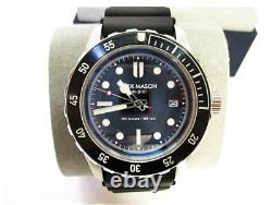 Jack Mason JM-D101-001 Quartz Diver Waterproof Black x Silver Color Men's Watch