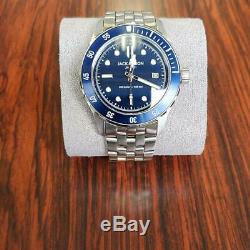 Jack Mason JM-D101-002 Diver 300M Quartz Blue Dial Steel Men's Watch with Box 42mm