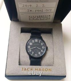 Jack Mason JM-F401-017 black edition 38mm GOOD Matt Black