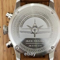 Jack Mason Jm-a102 Pursuit Chronograph Avaitor Men's Swiss Watch