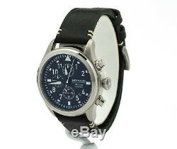 Jack Mason Men's Aviation Chronograph Leather Watch JM-A102-015, New