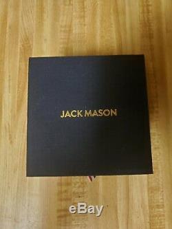 Jack Mason Men's Watch Nautical Chronograph Brown Dial Strap JM-N102-026 $275