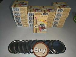 Kerr Regular Mouth Mason/Ball Canning Jar Lid 19 Boxes of 12 = 228 lids in all