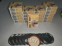 Kerr Regular Mouth Mason/Ball Canning Jar Lid 19 Boxes of 12 = 228 lids in all