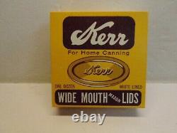 Kerr Wide Mouth Mason Canning Lids 22 Boxes Of 12 (264 Total) Lids Free Ship
