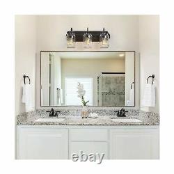 LNC Bathroom Vanity Light Fixtures, Farmhouse Mason Jar Wall Sconce Over Mirr