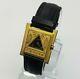 L. A. Gear Freemason Masonic Gold Tone Watch Illuminati Fun Unique Gift Idea Cool