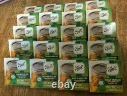 Lot 21 Boxes of BALL REGULAR Mouth Dome Lids for Mason Jars Canning Preserving
