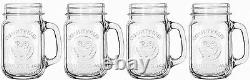 Lot of 120 Bridal Wedding County Fair Mason Jars with Handles wholesale 10 cases