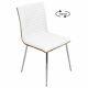 Lumisource Mason Set Of 2 Chair In Walnut And Off-white Finish Ch-msnswv Wl+w2