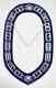 Masonic Blue Lodge Officer Silver Chain Collars With Jewels Pack Of 12