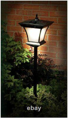 Mason & Jones Solar Powered Garden Decoration Traditional Lamp Post 1.3m