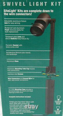 Mason K831BR Red Dot Sitelight Landscape Swivel Light Kit -bronze, 120v, new NOS