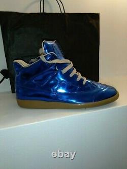 Mason Margiela Mens Sneaker Size 44 Blue Gold $795