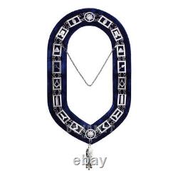Masonic Blue Lodge Silver Metal Chain Collar Pack Of 12