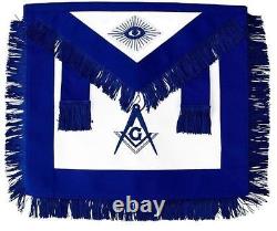 Masonic Blue Mason Silver Collar with Apron and Case Package $159.99
