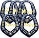 Masonic Collar 5 Collars Working Tool Blue Lodge Master Mason Silver Dmr-400sb