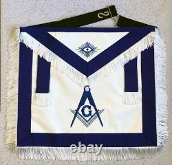Masonic Master Mason Dress Apron Deluxe Style (MM40)