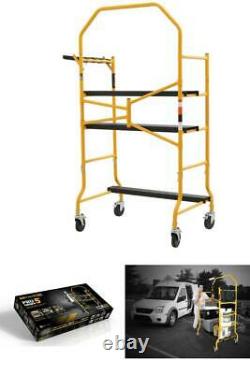 MetalTech Job Site Series 5 ft x 4 ft x 2-1/2 ft Scaffold 900 lbs Load Capacity