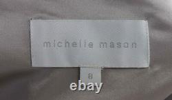 Michelle Mason Belted Silk Satin Robe Us 8 Uk 12
