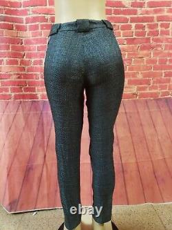 Michelle Mason Blue Embellished Women's Pants Size 2 NEW