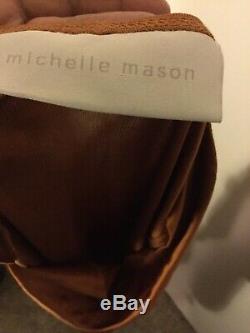 Michelle Mason Gold twist Knot Dress Size XS Nwot