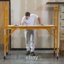 Multi-Use Drywall Baker Scaffolding 6 ft. X 6 ft. X 2.4 ft. Heavy Duty Metal New