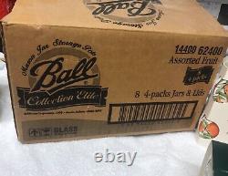 NOS 1998 BALL Collection Elite Mason 5 sets (20 Jars) STRAWBERRY GRAPE PEACH