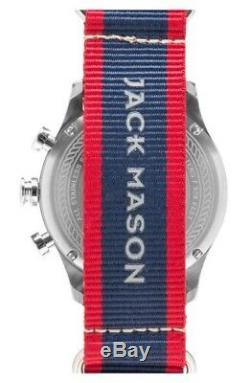 New Jack Mason Mens Nautical Chronograph Watch, 42mm