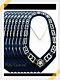 New Masonic Blue Lodge Silver 12 Metal Chain Collar Premium Quality Craftsman