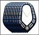 New Silver Masonic Regalia Master Mason Blue Lodge Silver Metal 12 Chain Collar