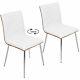 Open Box Mason Contemporary Dining/accent Chair With Swivel In Stainless Stee