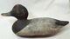 Old Antique Mason Wooden Duck Decoy With Metal Eyes Hunting