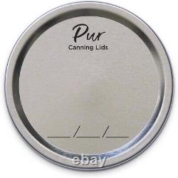 PUR Wide Mouth Canning Lids Case of 36 (12 Pack Lids)