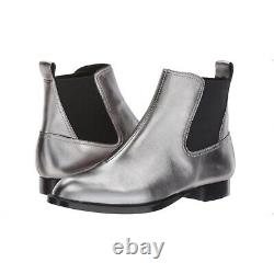 Rag & Bone Mason Gunmetal Silver Ankle Chelsea Boot Size 40 New