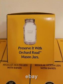 Regular Mouth Mason Canning Jar Lids And Bands 20-pack of 6 (120 Lids and Bands)