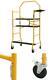 Scaffold 900 Lbs. Job Site Workbench Portable Rolling Platform With Tool Tray New
