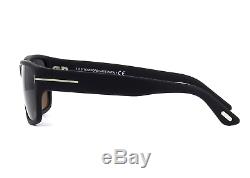 TOM FORD MASON FT0445 02D Sunglasses Matte Black Frame Gray Polarized Lens 58mm