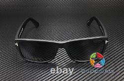 TOM FORD Mason FT0445 02D Black Smoke Polarized Plastic 58 mm Men's Sunglasses