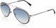 Tom Ford Dashel Tf508 Silver 12w Aviator Sunglasses Frame 53-18-145 Ft508 Sd