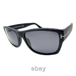 Tom Ford FT0445 Mason Sunglasses Color 02D Matte Black Size 58MM TF445 Polarized