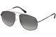 Tom Ford Georges Tf496 18a Silver Metal Aviator Sunglasses Frame 59-14-140 Ft496