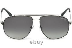Tom Ford GEORGES TF496 18A Silver Metal Aviator Sunglasses Frame 59-14-140 FT496