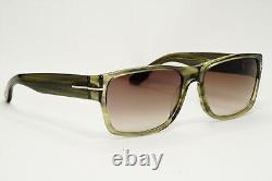 Tom Ford Sunglasses Mason Green Transparent Brown Grad FT0445 TF 445 95K 56mm