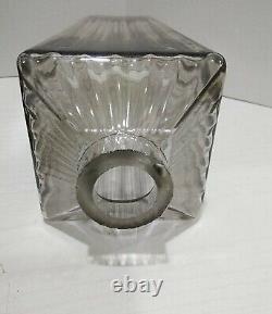 VTG Metal Spring-Loaded Candlestick Holders Glass Shade Mason Candlelight Co. (2)