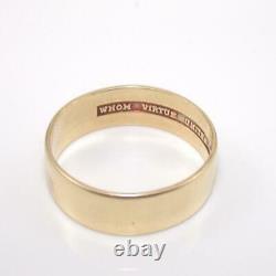 Vintage 14K Yellow Gold Men's Mason Masonic Ring Size 12.75