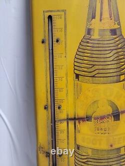 Vintage MASON ROOTBEER 1940's Metal Thermometer 25x9 1/2 Working / 823-hi95